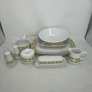 VTG Noritake Progression China SUNGLOW Japan Serving 11 PC China Set